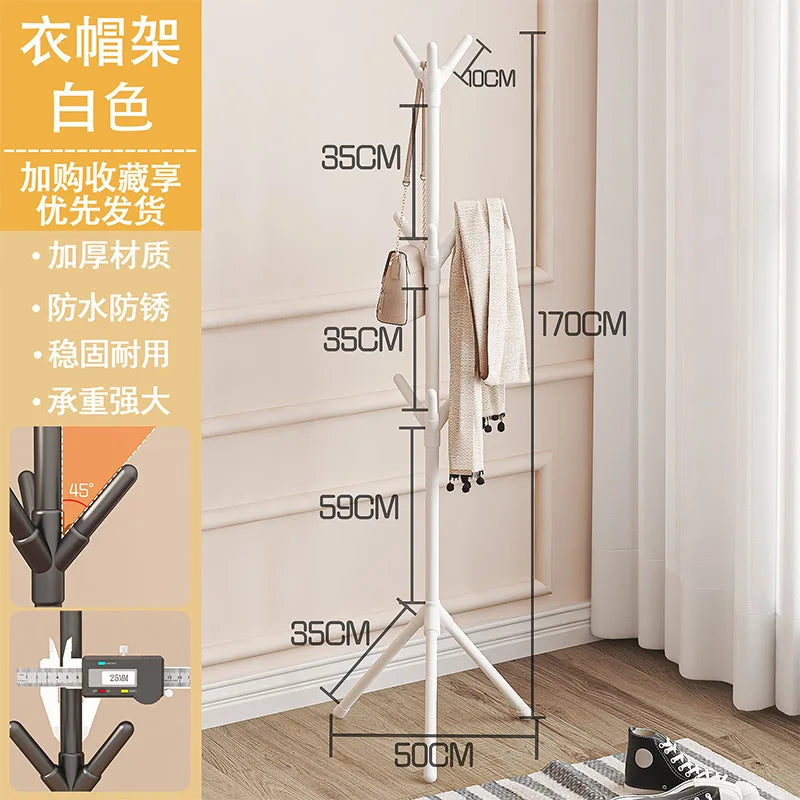 Floor Standing Clothes Rack Simple Combination For Bedroom Clothes